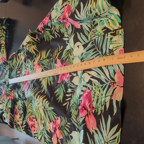 New York & Company Multi Color Floral Dress 100% Cotton Size M - Picture 6 of 13